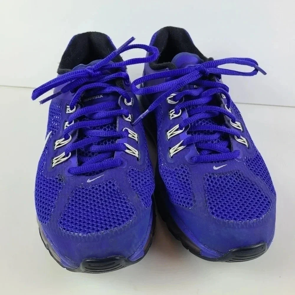 Nike big kids Air Max 2013 running shoes in hyper blue/white